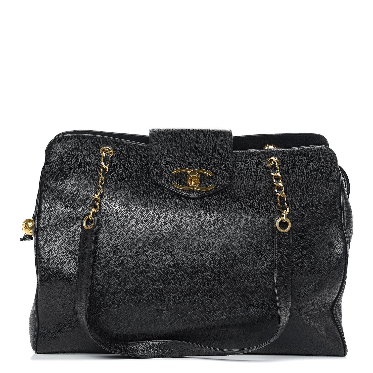 Chanel Caviar XL Weekender Bag Black 1 of 9