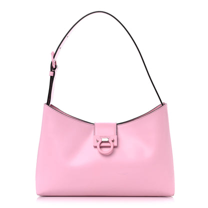 Salvatore Ferragamo Calfskin Trifolio Shoulder Bag Cheerleader Pink 1 of 19