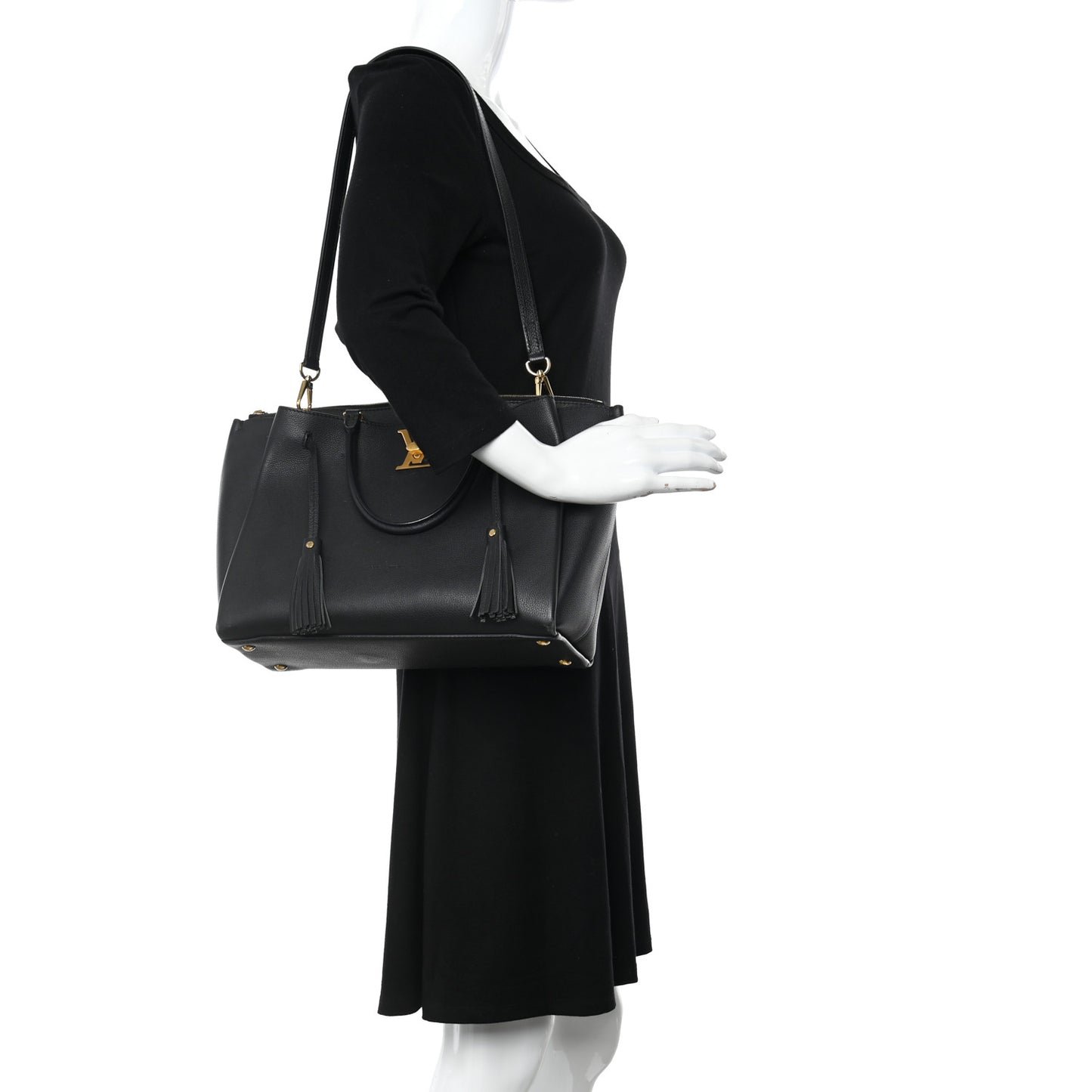 Calfskin Lockmeto Black