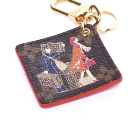 Louis Vuitton Monogram Illustre Groom Bag Charm Key Ring 3 of 3
