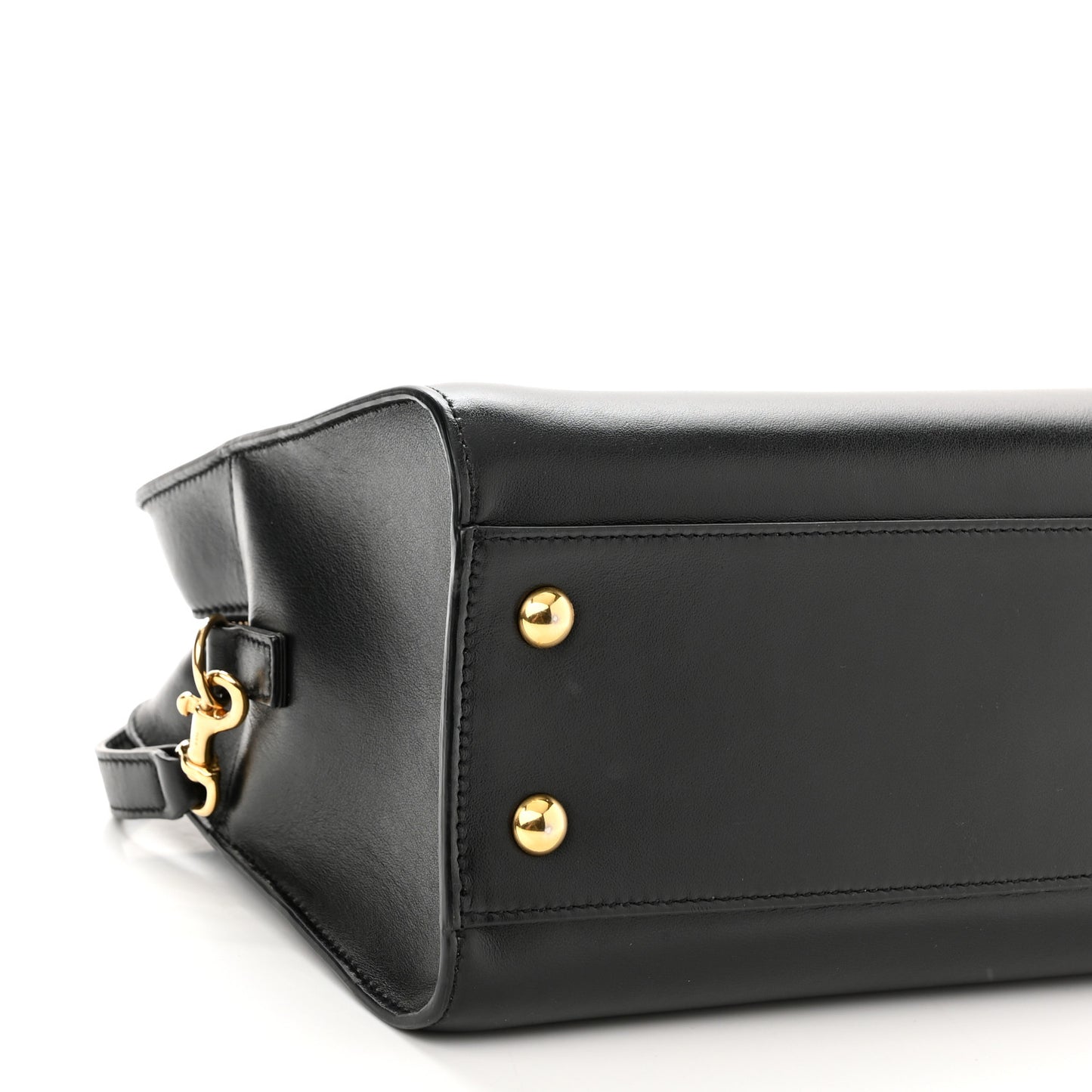 Calfskin Monogram Baby Cabas Black