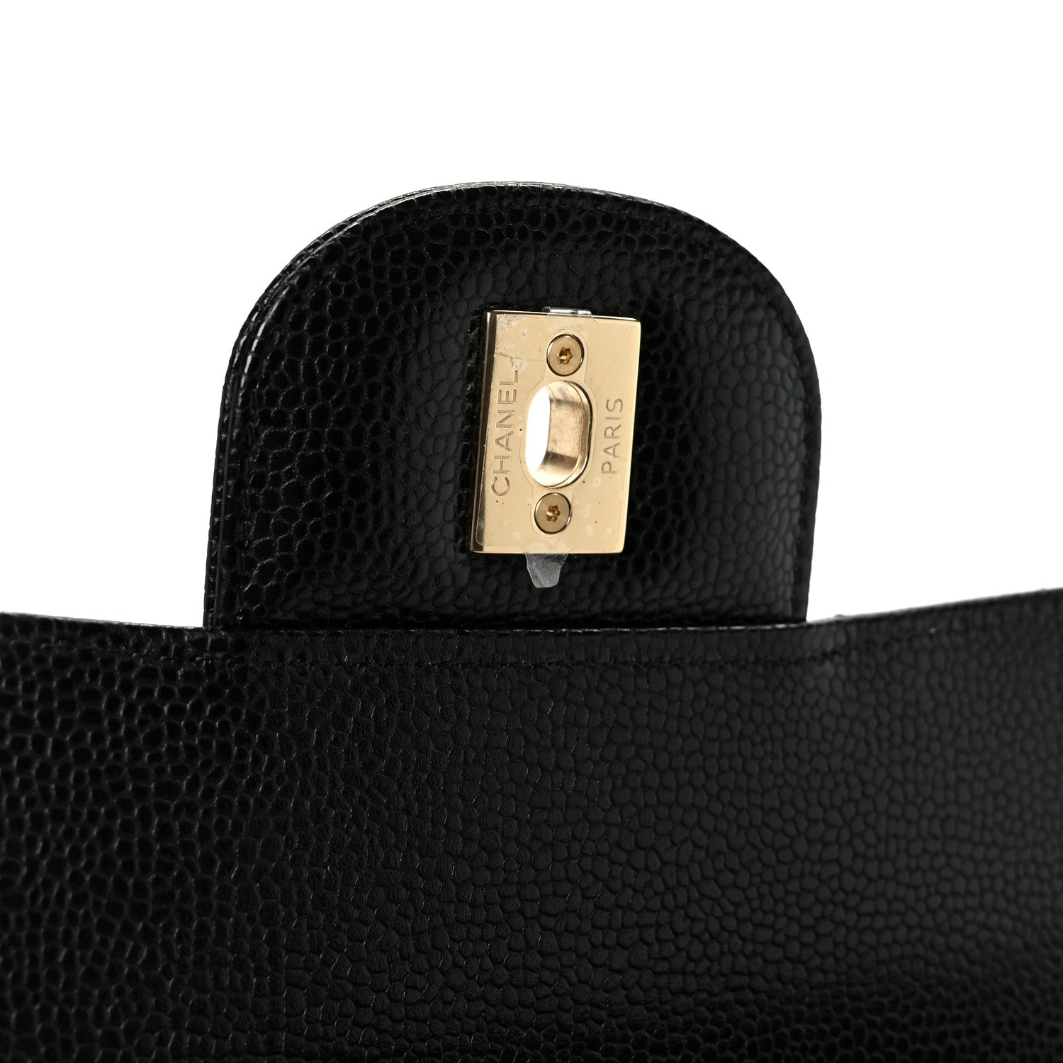 Chanel Caviar Quilted Jumbo Double Flap Black 7 of 12