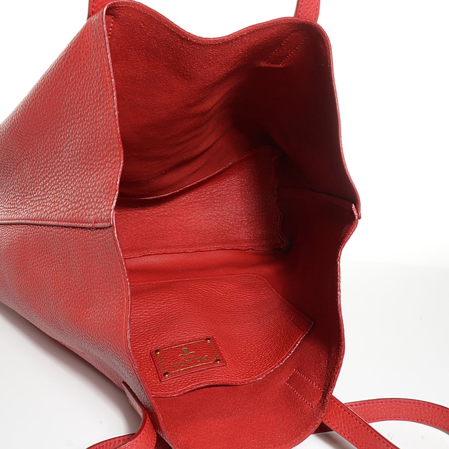 Vitello Daino Tote Rosso