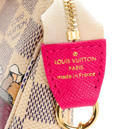 Louis Vuitton Damier Azur 2015 Christmas Animation Mini Pochette Accessories 7 of 7