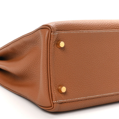 Hermes Togo Kelly Retourne 32 Gold 9 of 10