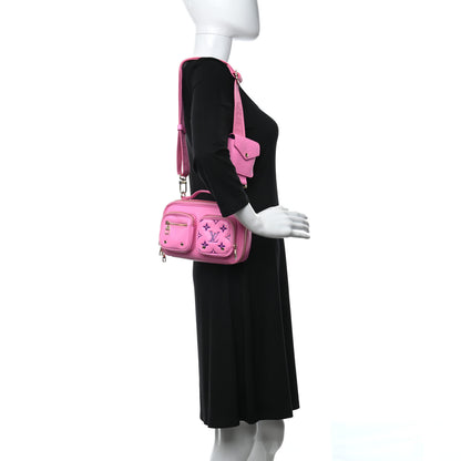 Louis Vuitton Calfskin Embossed Monogram Vuittamins Utility Crossbody Rose Violet 2 of 11