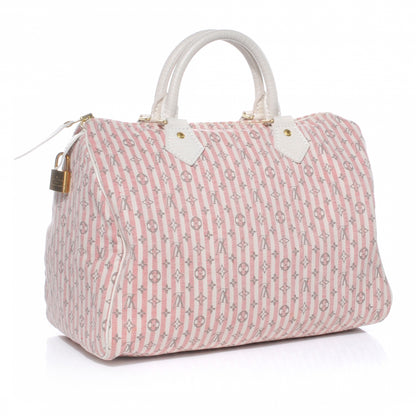 Louis Vuitton Mini Lin Croisette Speedy 30 Rouge 3 of 6