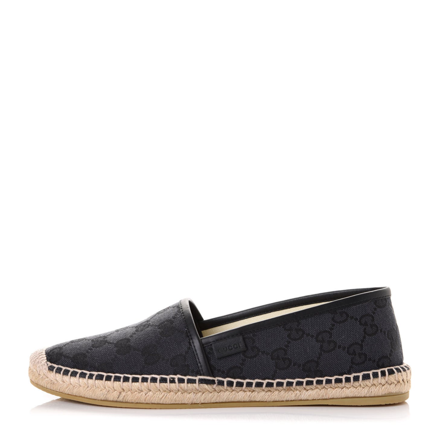 Monogram Espadrilles 38.5 Black