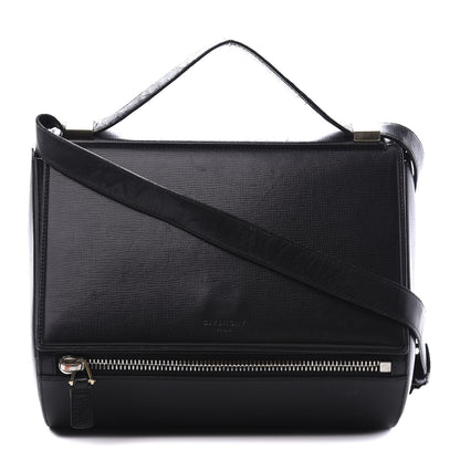 Givenchy Textured Calfskin Medium Pandora Box Crossbody Bag Black 1 of 13