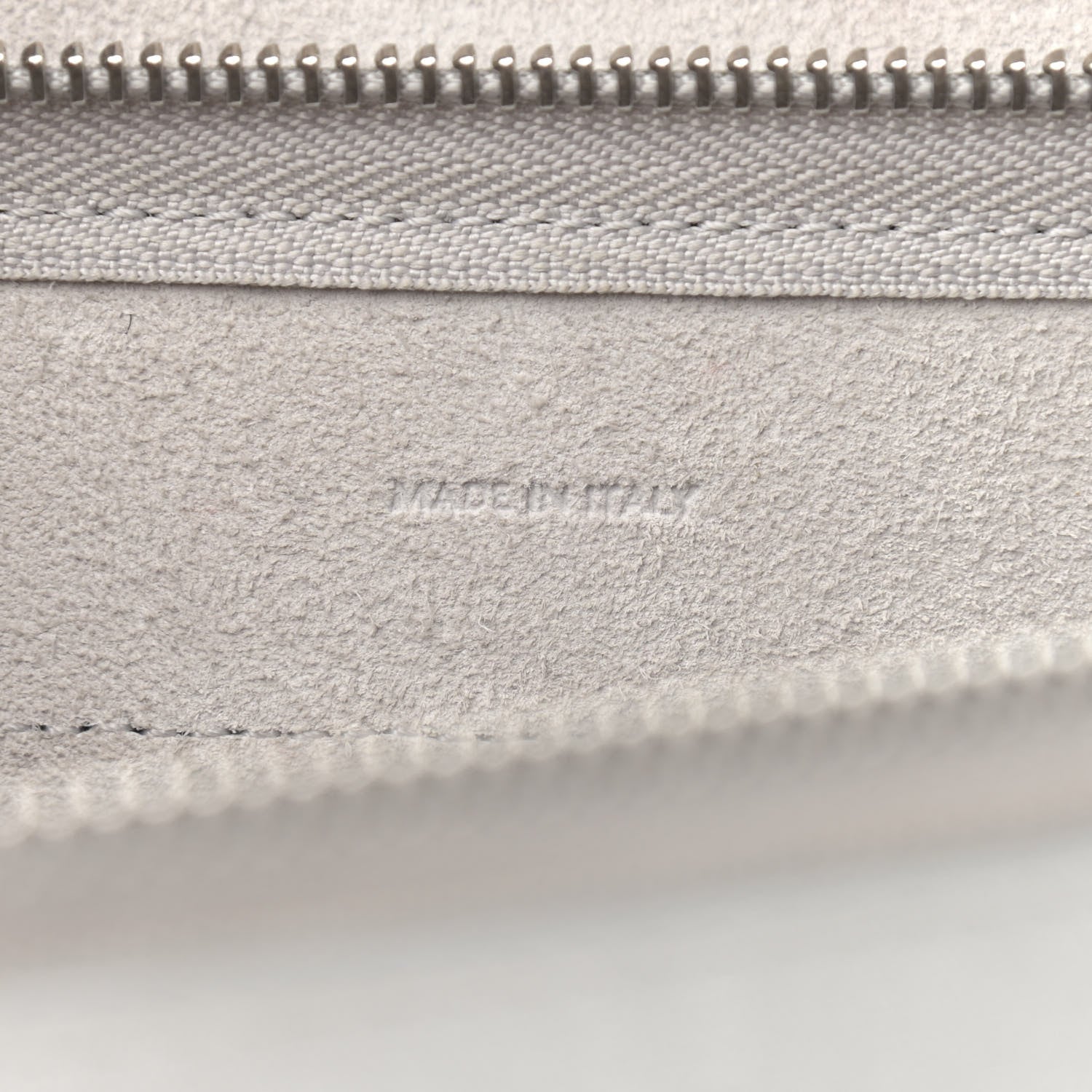Celine Laminated Calfskin Nano Belt Bag Silver 7 of 13
