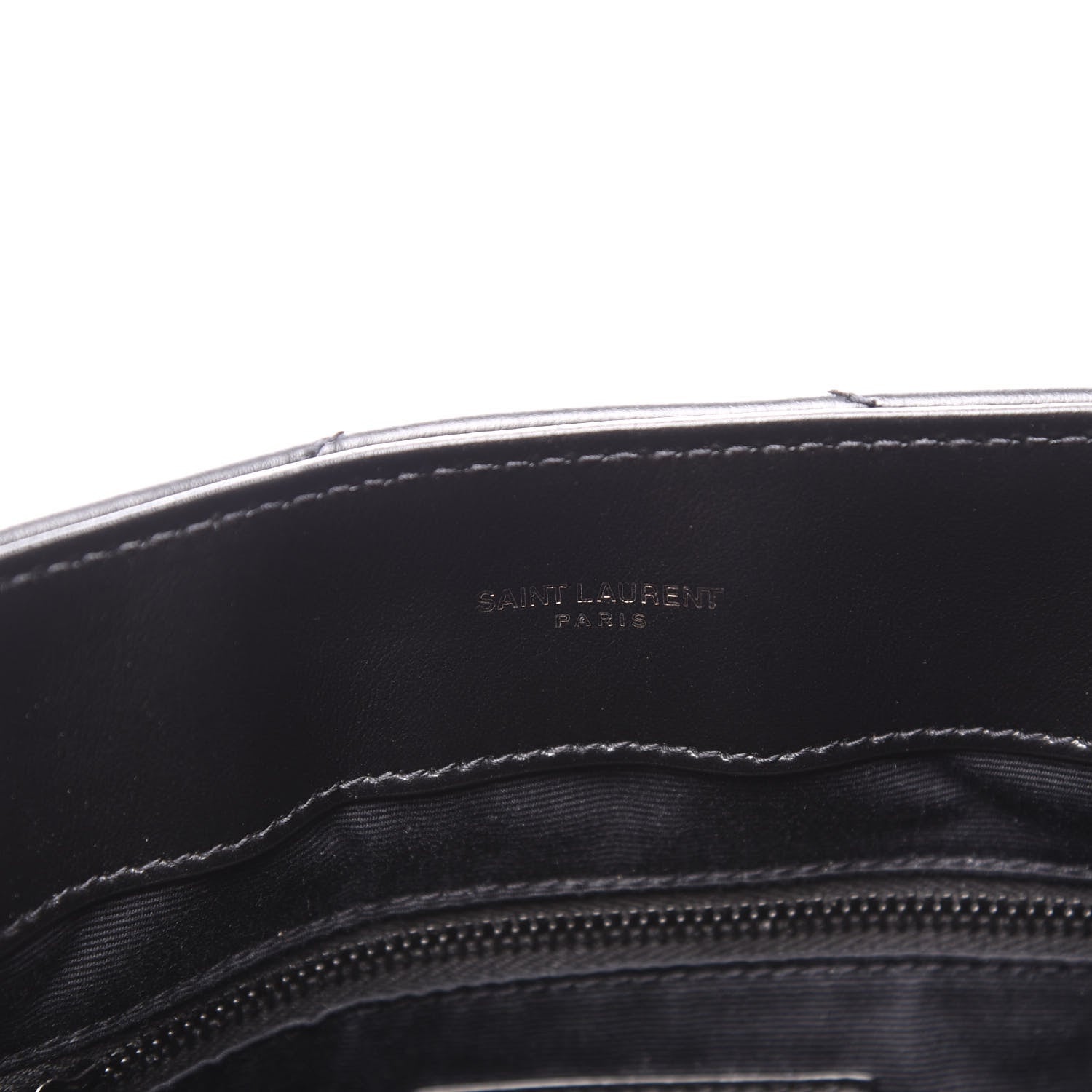 Saint Laurent Calfskin Y Quilted Monogram Medium Loulou Chain Satchel Black 8 of 10