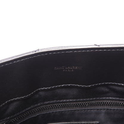 Saint Laurent Calfskin Y Quilted Monogram Medium Loulou Chain Satchel Black 8 of 10
