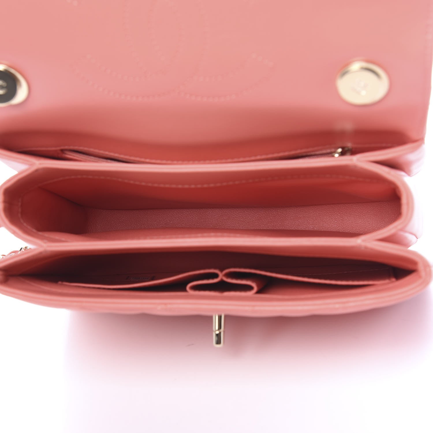 Chanel Lambskin Quilted Small Trendy CC Flap Dual Handle Bag Coral 4 of 11