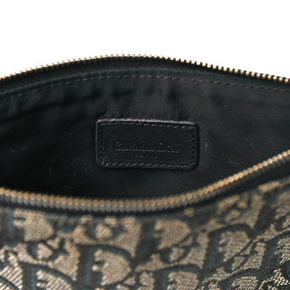 Christian Dior Monogram Mini Saddle Pochette Navy 5 of 13