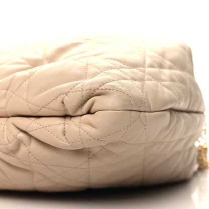 Christian Dior Lambskin Supple Macrocannage Ammi Bag Beige 9 of 9