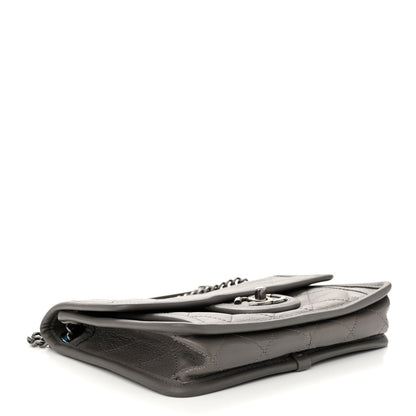 Chanel Calfskin Quilted Mini French Riviera Flap Grey 4 of 10