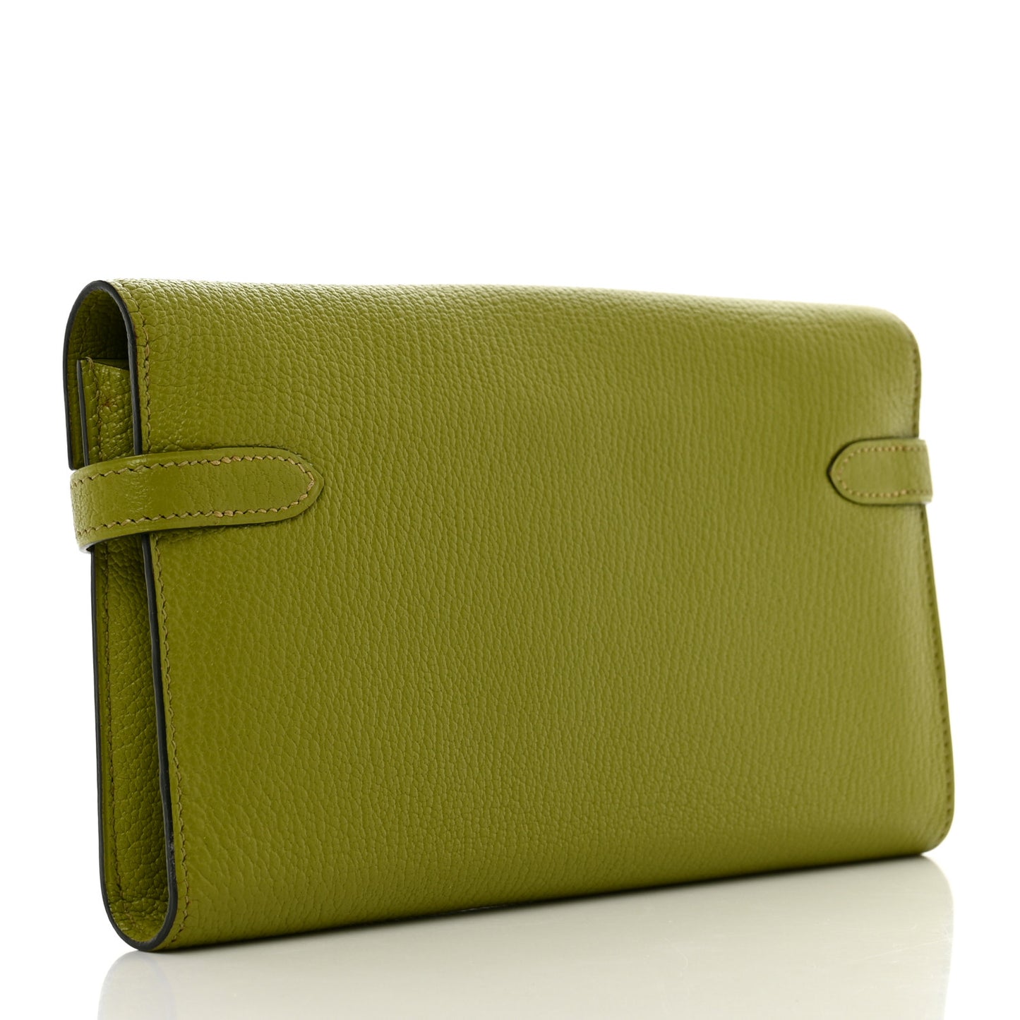 Chevre Mysore Kelly Longue Wallet Vert Anis