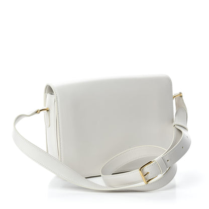 Celine Shiny Calfskin Medium Triomphe White 3 of 12