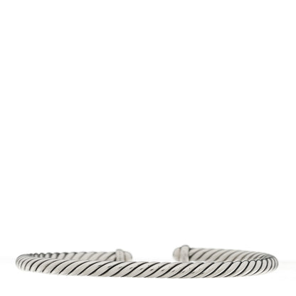 David Yurman Sterling Silver 14K Yellow Gold 4mm Cable Classics Bracelet 2 of 3