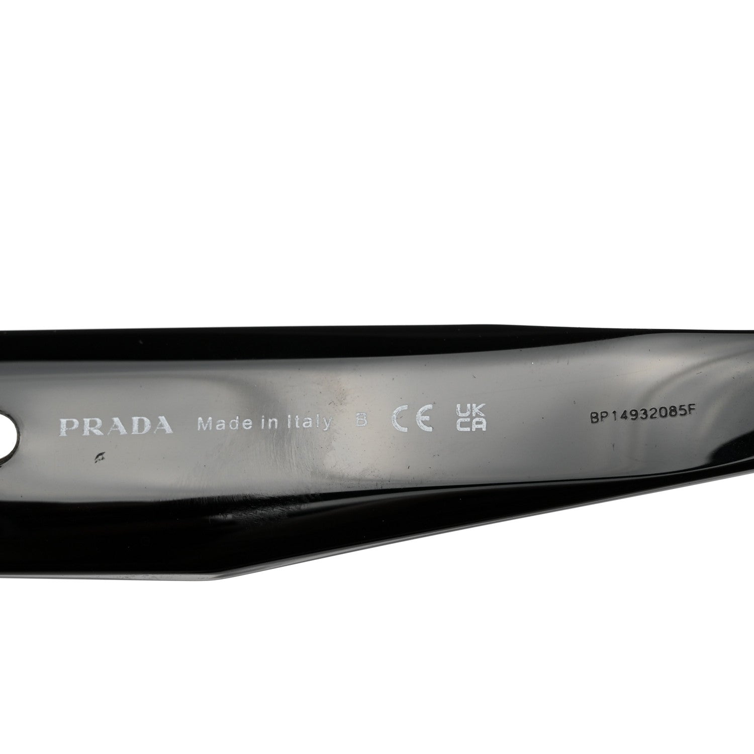 Prada Acetate Symbole Sunglasses SPR 06Y Black Black 5 of 8