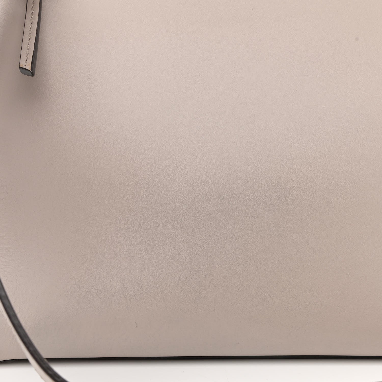 Fendi Vitello Baltico Dolce Shiny Nappa Lace Up DotCom Satchel Grigio Polvere 13 of 16