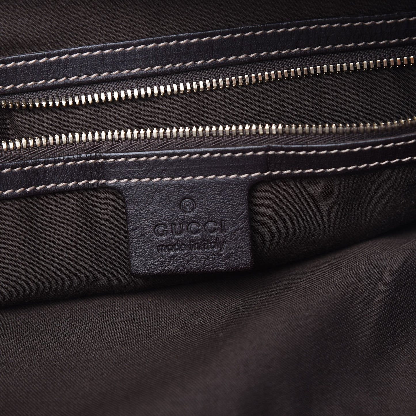 Monogram Web Studded Pelham Shoulder Bag Dark Brown