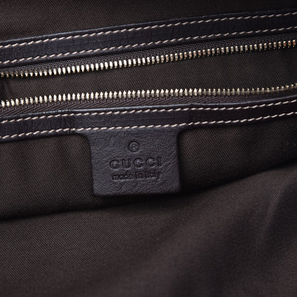 Gucci Monogram Web Studded Pelham Shoulder Bag Dark Brown 6 of 10