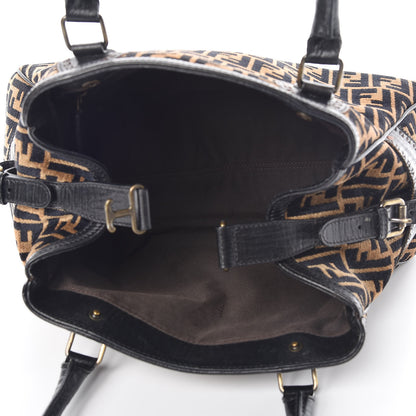 Fendi Velvet Zucca Bag De Jour Tobacco 5 of 16