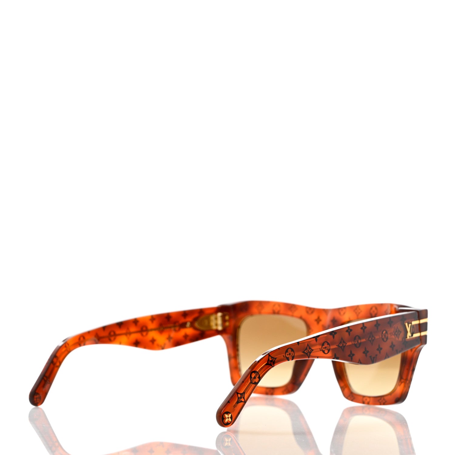 Louis Vuitton Acetate Blade Sunglasses Z1483W Tortoise 4 of 7