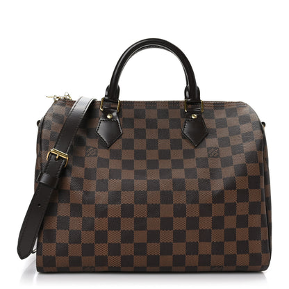 Louis Vuitton Damier Ebene Speedy Bandouliere 30 1 of 11