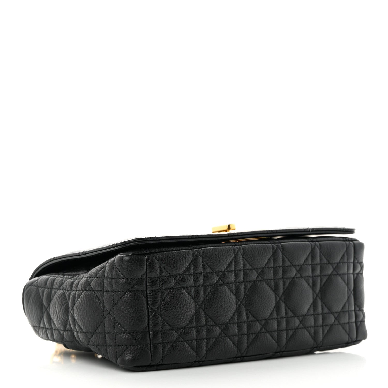 Christian Dior Calfskin Cannage Medium Caro Bag Black 4 of 12