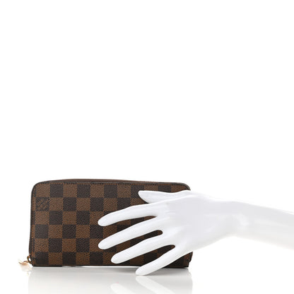 Louis Vuitton Damier Ebene Zippy Wallet 2 of 11