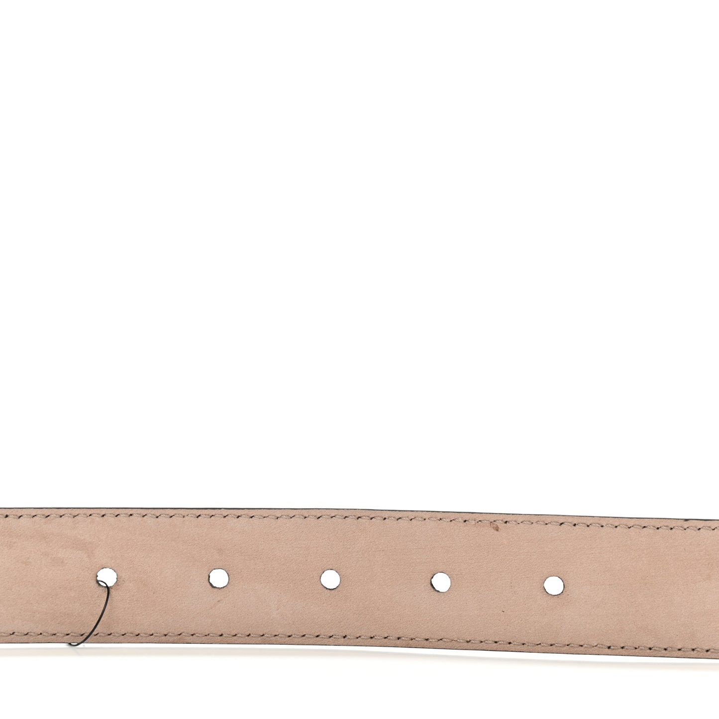 Textured Dollar Calfskin 30mm Belt 110 44 Black