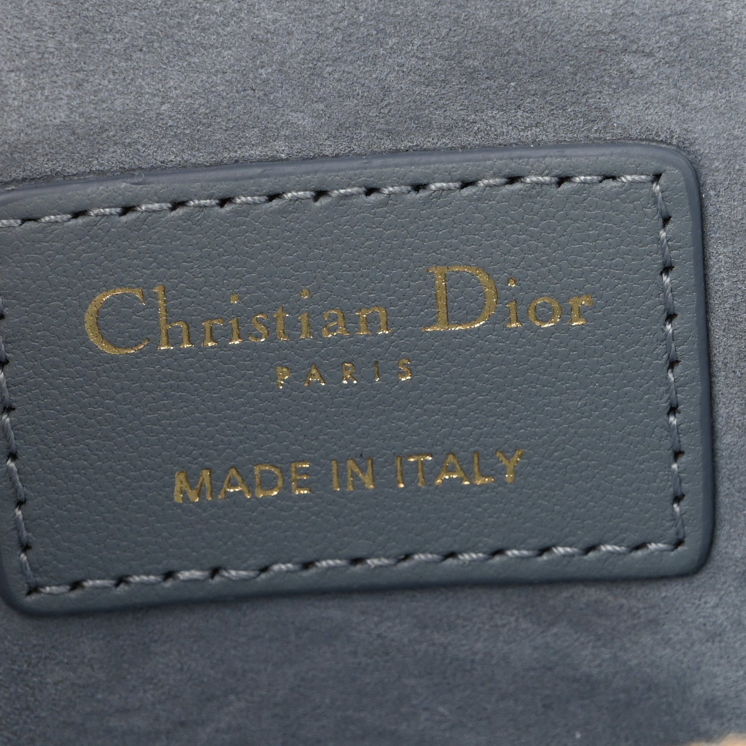 Christian Dior Lambskin Cannage Micro Lady Dior Vanity Case Cloud Blue 6 of 11