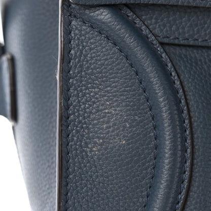 Celine Drummed Calfskin Mini Luggage Orage 11 of 11