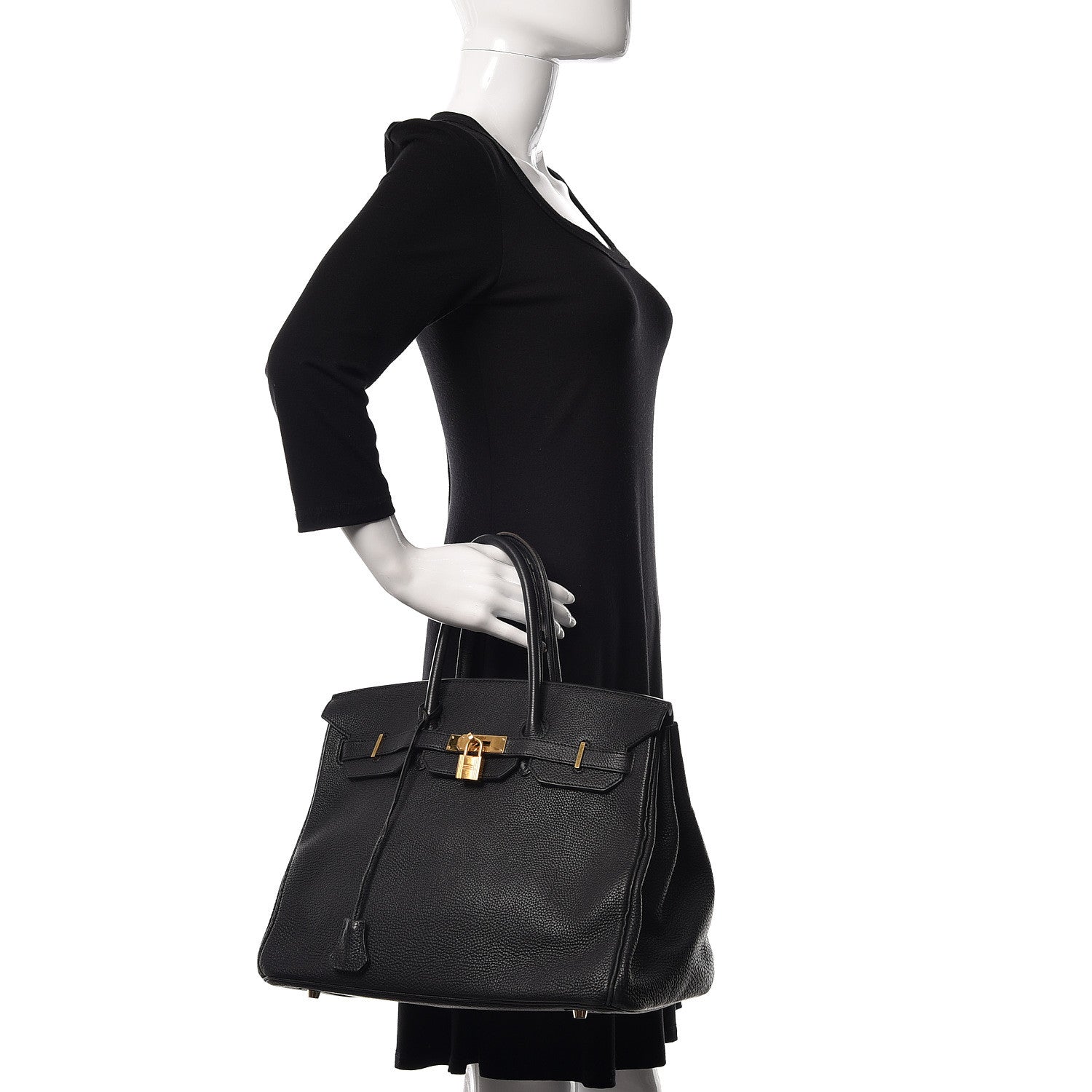 Hermes Togo Birkin 35 Black 2 of 36