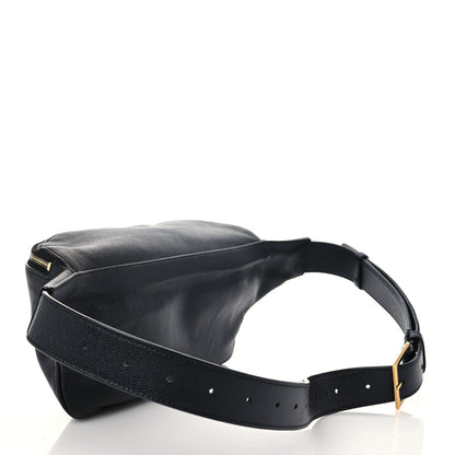 Saint Laurent Grain De Poudre Monogram Belt Bag Black 3 of 6