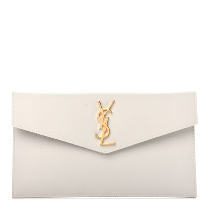Saint Laurent Grain De Poudre Uptown Pouch Crema Soft 1 of 8