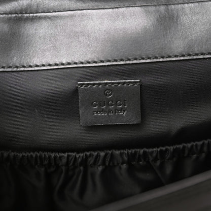Gucci GG Supreme Monogram Web Messenger Diaper Bag Black Grey 7 of 9
