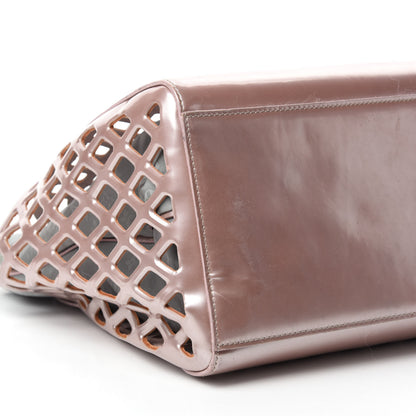 Louis Vuitton Metallic Patent Reef Jelly Basket MM Pink 7 of 16