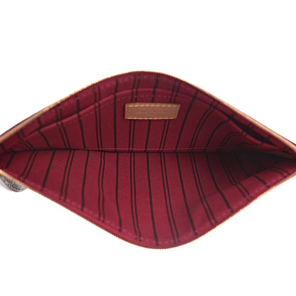 Louis Vuitton Monogram Neverfull MM GM Pochette Pivoine 5 of 9