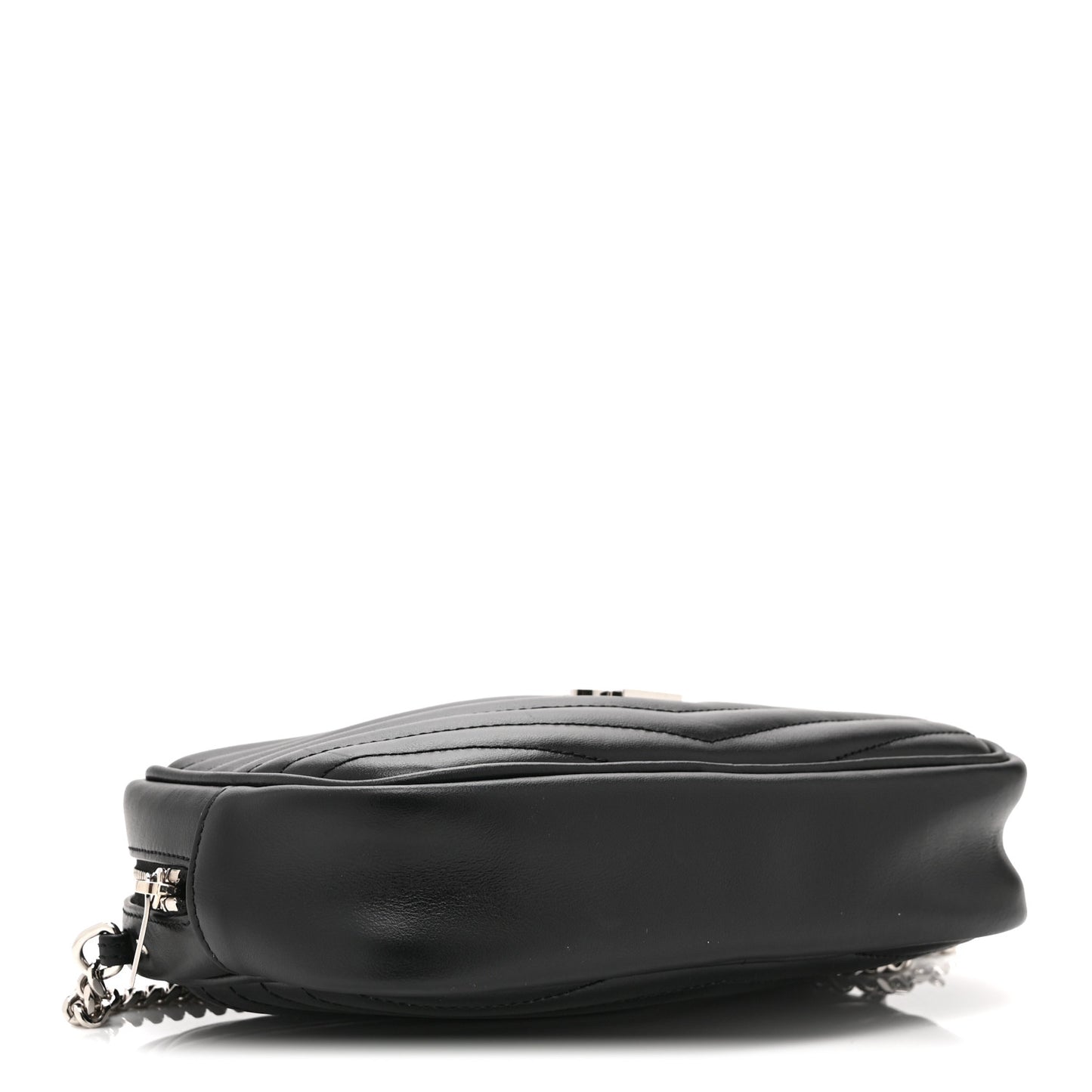 Calfskin Matelasse Monogram Mini Lou Camera Bag Black