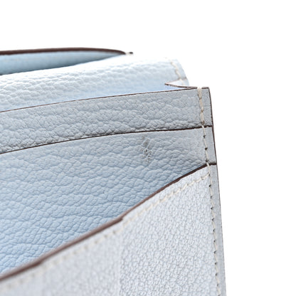 Hermes Chèvre Mysore Bearn Gusset Wallet Bleu Brume 8 of 9