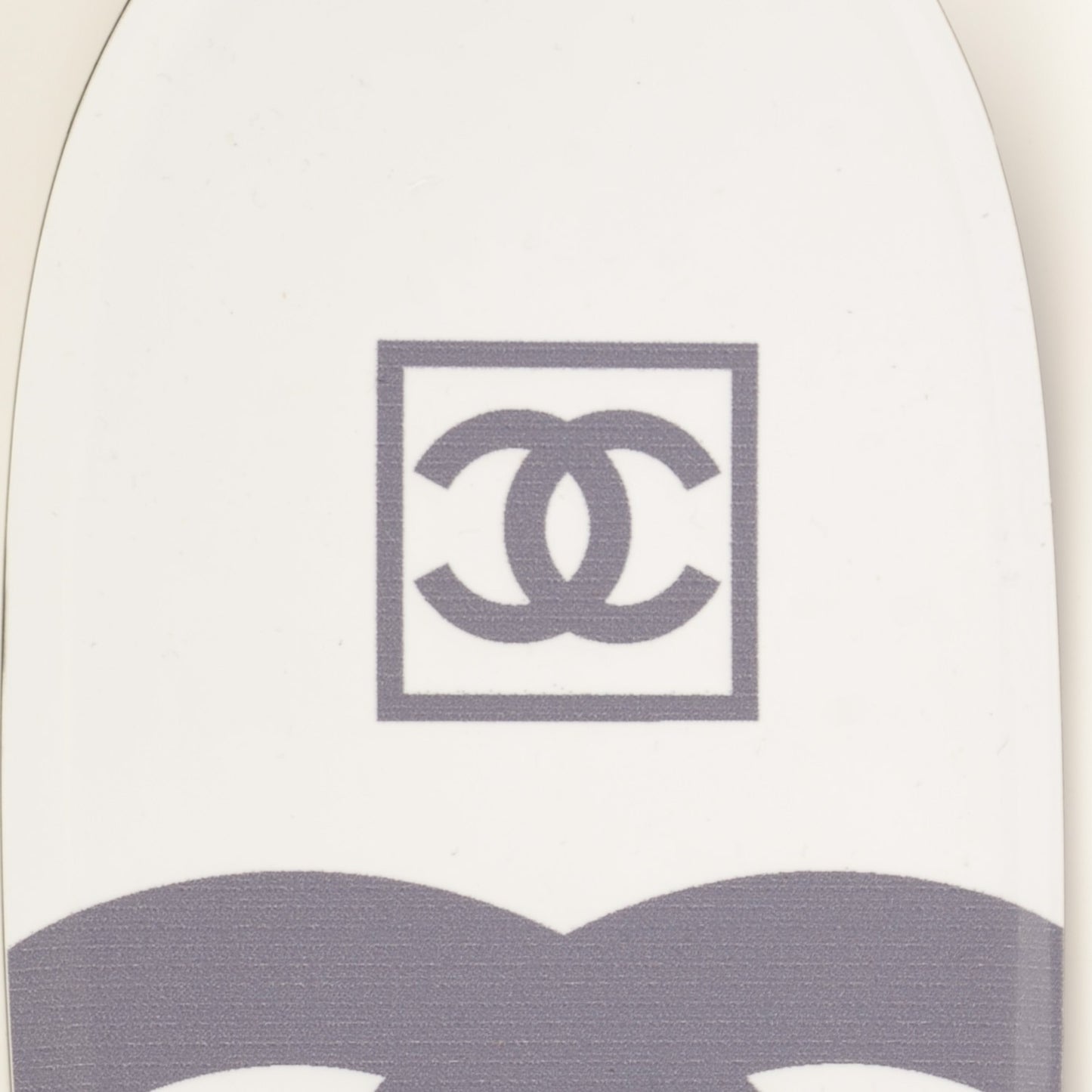 Snow Skis With Case White Grey