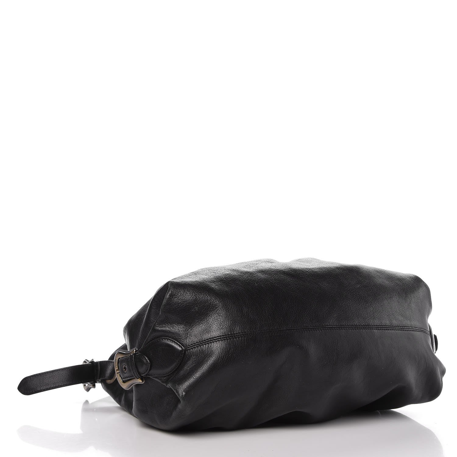 Fendi Vitello Palma Doctor B Hobo Bag Black 4 of 16