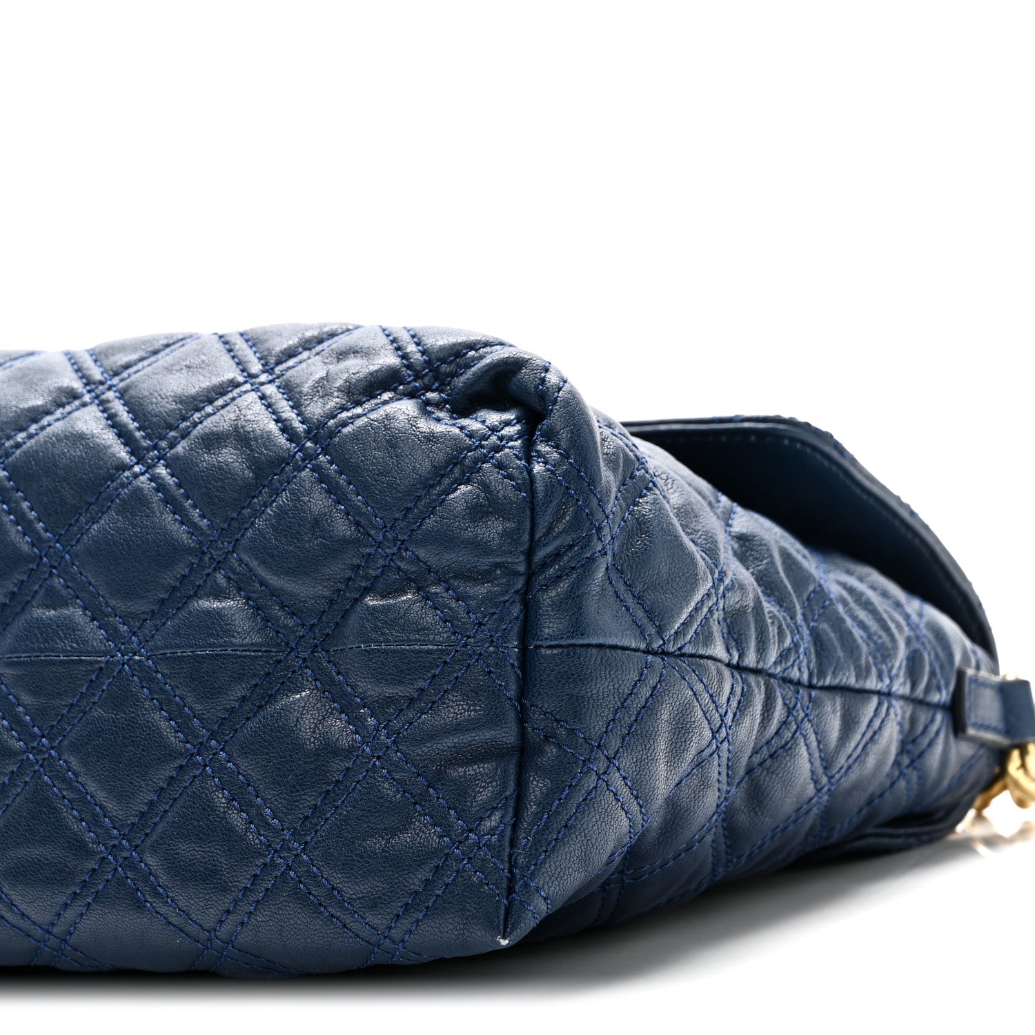 Marc Jacobs Lambskin Quilted The XL Single Flap Navy 9 of 9