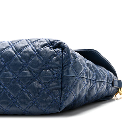 Marc Jacobs Lambskin Quilted The XL Single Flap Navy 9 of 9