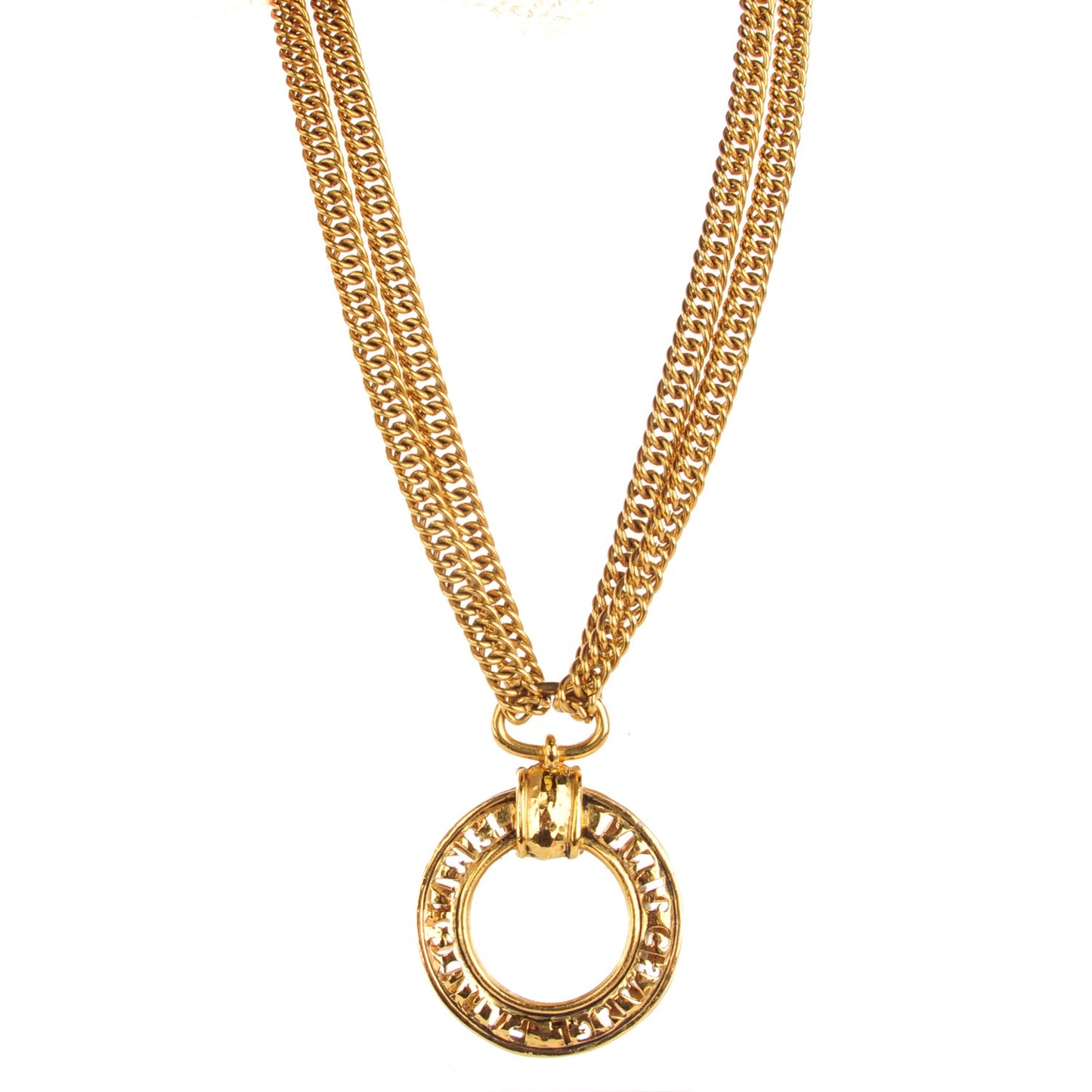 Loupe Chain Necklace Gold