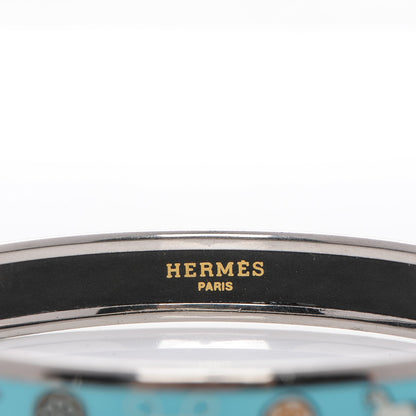 Hermes Enamel Printed Narrow Bracelet 70 6 of 6