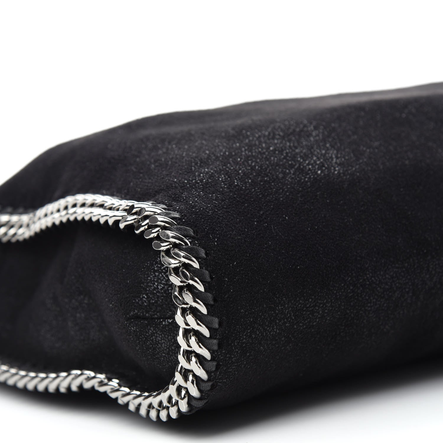 Stella McCartney Shaggy Deer Falabella Fold Over Tote Black 7 of 15